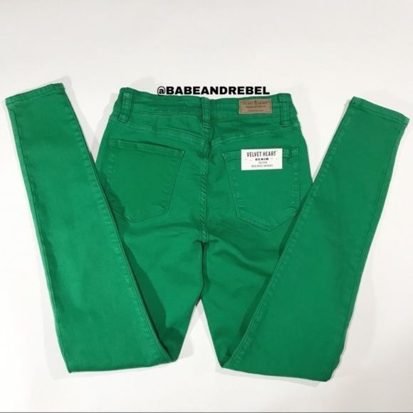 Velvet Heart Mid Rise Stretch Skinny Jeans Size 26 - Picture 4 of 6